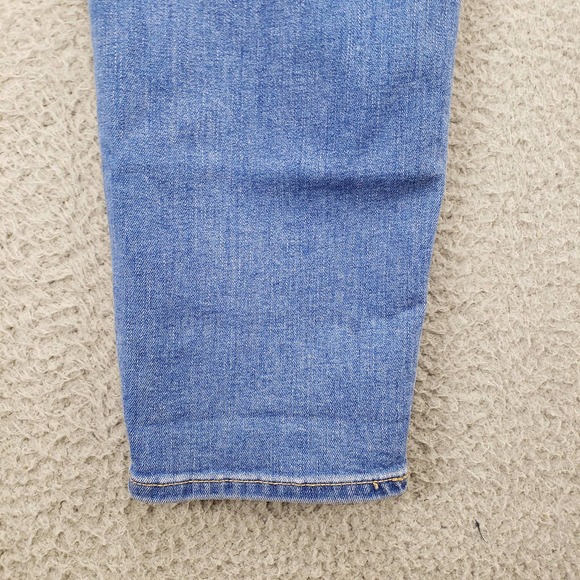 Old Navy Jeans Womens 16 Blue Denim Medium Wash Rockstar Super Skinny - Picture 6 of 14